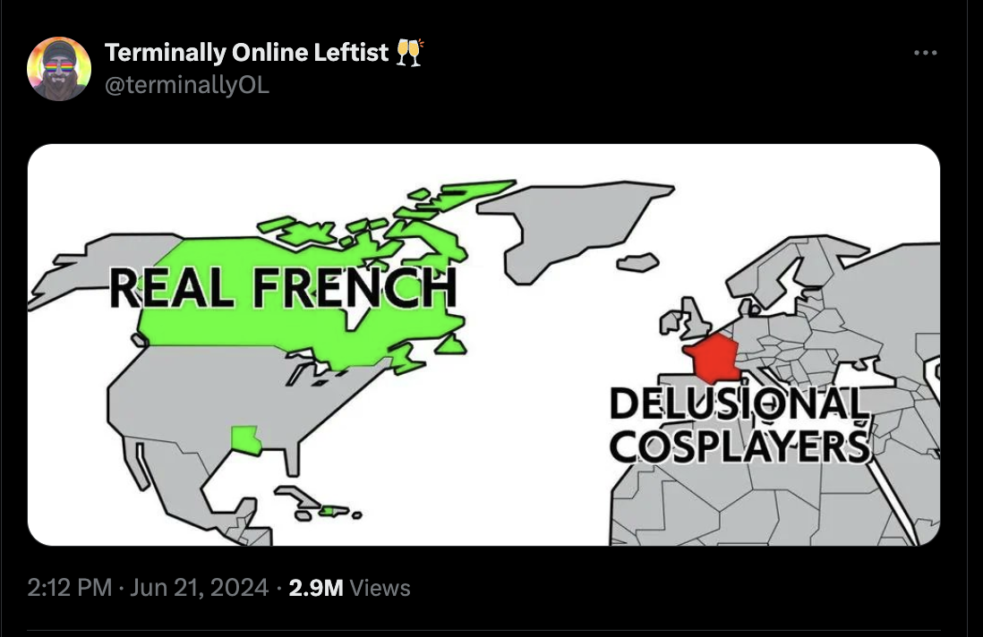 Cosplay - Terminally Online Leftist!! Real French 2.9M Views Delusional Cosplayers